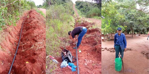 CONCLUYEN OBRAS DE EXTENSIÓN DE RED DE AGUA POTABLE EN COMPAÑÍA DE TRINIDAD