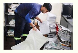 Depuración de documentos en desuso en juzgados permitió recuperar 1.071 kilos de papel