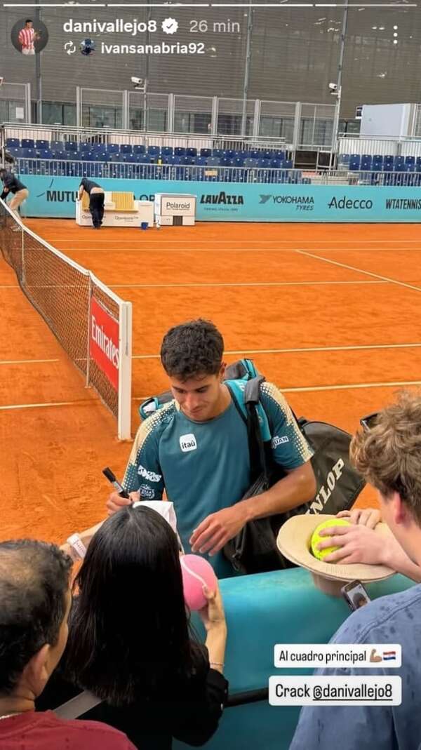 Daniel Vallejo ya tiene rival para la ronda 1 del Madrid Open: Grigor Dimitrov - Polideportivo - ABC Color