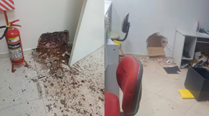 Hallan boquetes en oficinas de dos empresas de telefonía en Santa Rita
