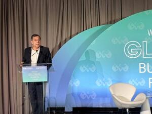 Víctor González Acosta expone el potencial estratégico del país en el Congreso Global del WTC - 5Días