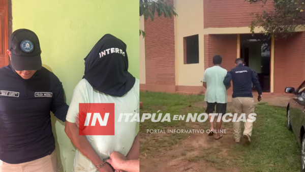 DETIENEN A HOMBRE CON ORDEN DE CAPTURA POR CASO DE NARCOTRÁFICO EN ITAPÚA