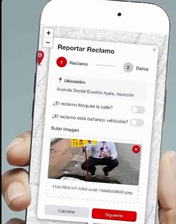 Lanzan web para mapear baches, basura y otros reclamos en Asunción  - Política - ABC Color