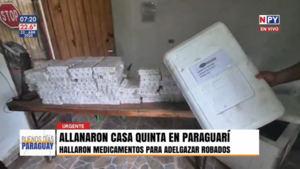 Tras allanamiento en Paraguarí, recuperan millonario cargamento de fármacos robados
