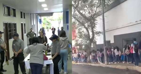 Diario HOY | Colegio privado catea a alumnos tras amenazas de tiroteos