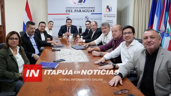 GOBERNADOR DE ITAPÚA PARTICIPÓ EN SESIÓN DEL CONSEJO DE GOBERNADORES