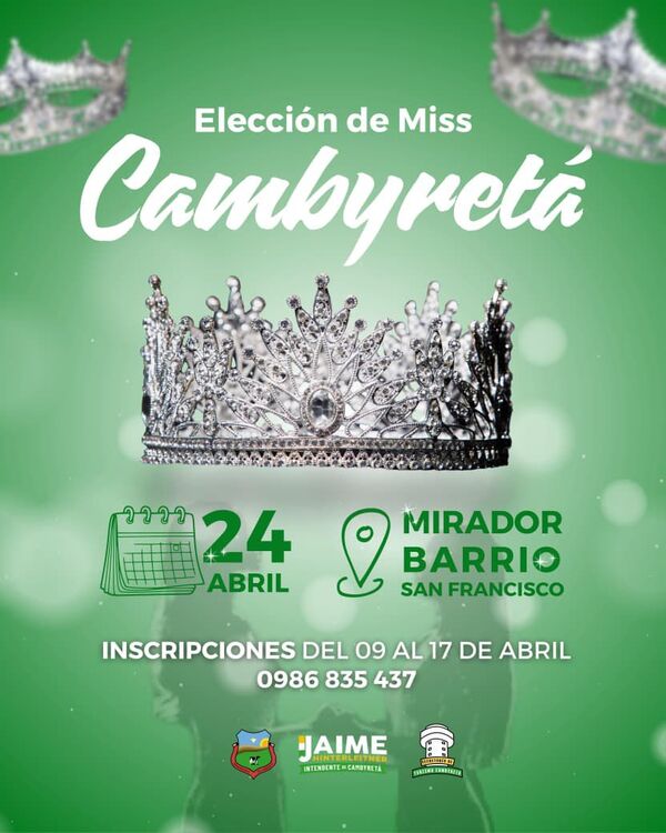 Cambyretá festeja sus 80 años con un gran festival cultural y elección de Miss 2026