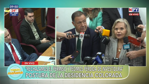 "Hay que tener vergüenza": la disidencia colorada rechaza el permiso solicitado por Hernán Rivas