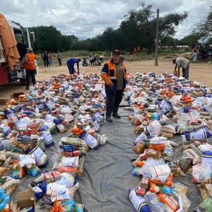 SEN brinda asistencia a 500 familias aisladas por lluvias en el Chaco y Central - ADN Digital