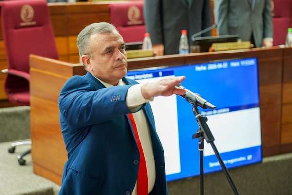 Carlos Liseras asume en reemplazo de Rivas  - Política - ABC Color