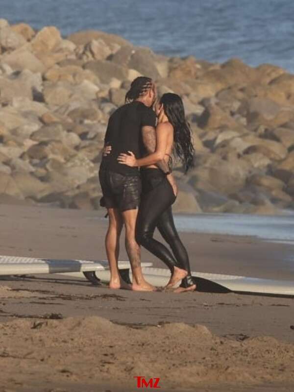 Kim Kardashian y Lewis Hamilton, enamorados en Malibú  - Gente - ABC Color