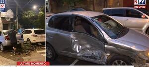 Choque en el microcentro de Asunción deja a madre e hijo heridos