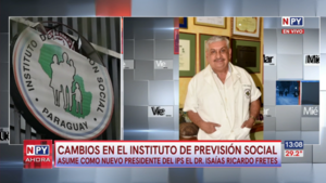 Peña designa al Dr. Isaías Ricardo Fretes al frente del IPS en medio de crisis institucional