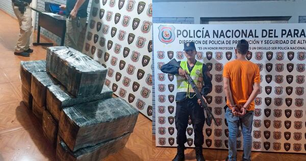 La Nación / Incautan 267 kilos de marihuana tras persecución de vehículo por 5 kilómetros