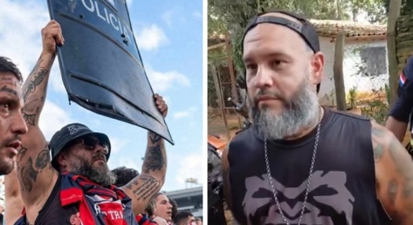 Capturan a barrabrava que exhibió escudo policial