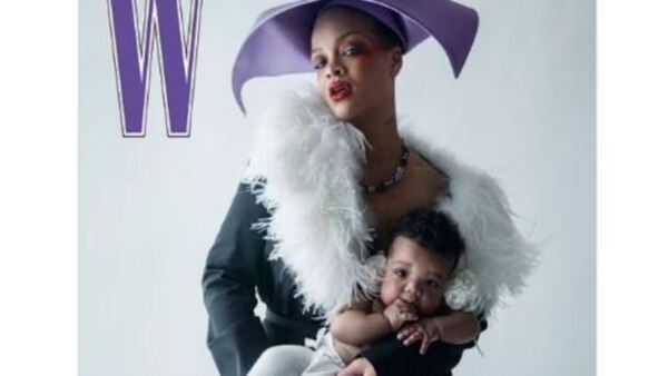 Rihanna presentó a su hija Rocki Irish con una sesión fotográfica