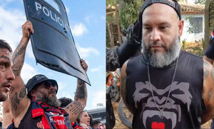 Cae hincha que alzó escudo policial como trofeo en el superclásico