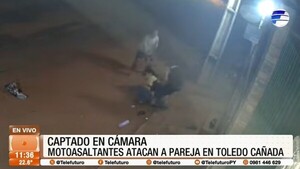 Motoasaltantes atacan a pareja en Toledo Cañada