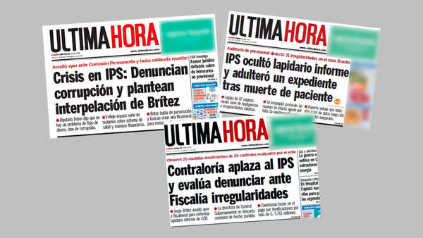 Escándalos en IPS que costaron el cargo a Jorge Brítez