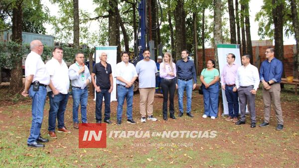 EBY INICIA PERFORACIÓN DE NUEVO POZO PARA ABASTECIMIENTO DE AGUA EN ENCARNACIÓN