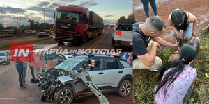  GRAVE ACCIDENTE EN TOMÁS ROMERO PEREIRA DEJA HERIDOS, ENTRE ELLOS UN MENOR