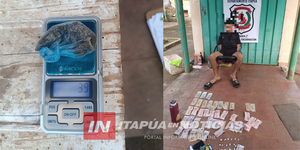  APREHENDEN A JOVEN CON DROGAS EN BARRIO CIUDAD NUEVA DE ENCARNACIÓN