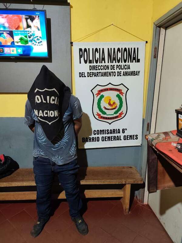 Detienen al que supuestamente asesinó de 18 puñaladas a su “compañero de tragos” en Pedro Juan Caballero - Policiales - ABC Color