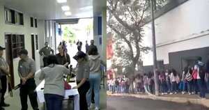 La Nación / No paran las amenazas de tiroteo y hacen cateo