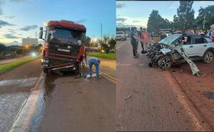 Accidente de tránsito en María Auxiliadora deja dos lesionados