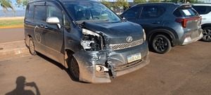 Triple choque en el puente Quiteria genera importantes daños materiales en Encarnación