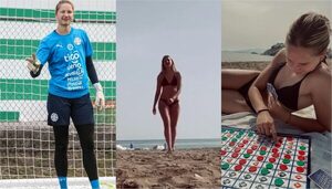 Popular / (GALERÍA) ¡Mamau! Arquera de la Albirroja fue vista en bikini
