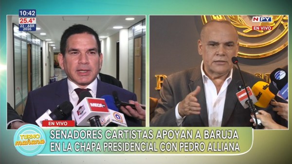 "Es la mejor opción": Senadores cartistas respaldan a Baruja para la chapa presidencial junto a Alliana