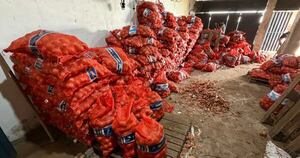 Diario HOY | Incautan más de 12.700 kilos de cebolla y papa en depósito de Capiatá