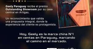 La Nación / Geely recibe el premio “Outstanding Showroom” en Taiwán