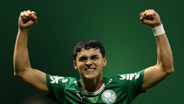 Ramón Sosa marcó un doblete para Palmeiras que goleó por Copa Brasil