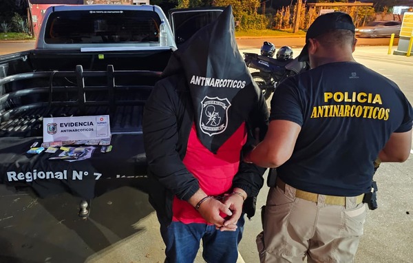 Golpe al microtráfico en Encarnación: Detienen a hombre con dosis de cocaína y marihuana