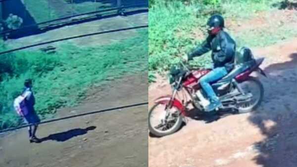 Motoca acosó a alumna que volvía de la escuela