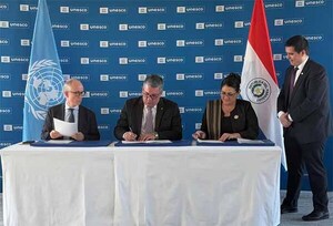 Paraguay y la UNESCO firman acuerdo para la realización del MAB-ICC 38 en sede de Itaipú | DIARIO PRIMERA PLANA