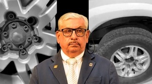 Ruedas sin tuercas en vehículo que trasladaba al titular del IPS