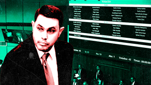 ¿Y Hernán Rivas? Con dudoso título y polémico permiso en el Senado