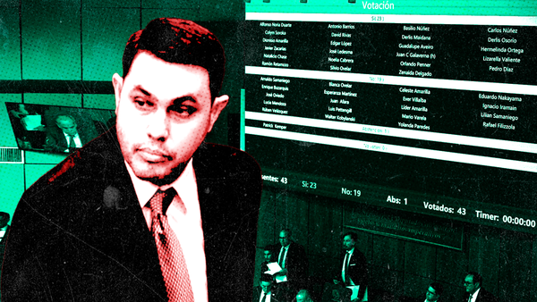 ¿Y Hernán Rivas? Con dudoso título y polémico permiso en el Senado