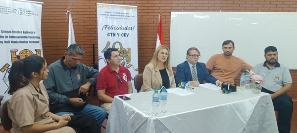 Colegio Técnico Nacional de Encarnación lanzó agenda de actividades por sus 40 años de fundación