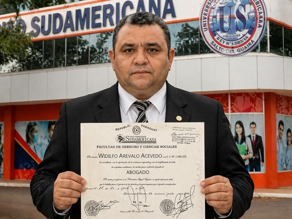 Relator de la Corte comisionado al JEM figura entre abogados titulados en tres años por la Universidad Sudamericana