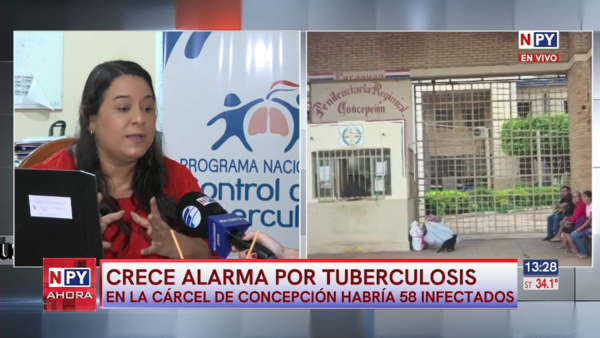 Brote de tuberculosis en penal de Concepción: 4 muertos y 58 casos