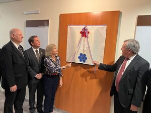Inauguración de la Biblioteca Jurídica en la sede judicial de Capiatá