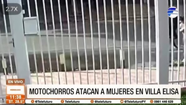Motochorros atacan a mujeres en Villa Elisa