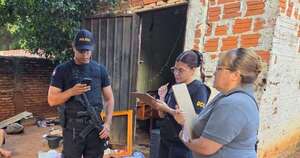 La Nación / Allanamiento en San Lorenzo desarticula foco de venta de estupefacientes