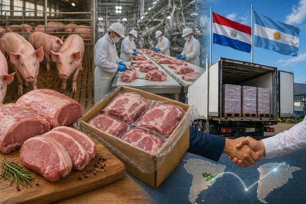 Frigorífico Pirayú avanza en exportación de carne porcina a Argentina - 5Días