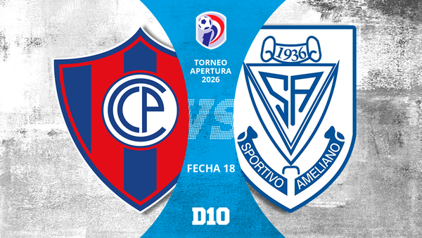 Cerro Porteño vs. Sportivo Ameliano: Paso a paso