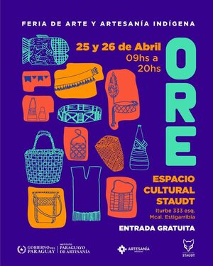 Feria ORE de Artesanía Indígena, un espacio dearte, cultura y comercio justo